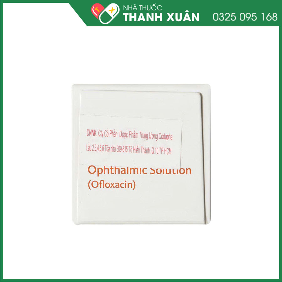 Eyflox ophthalmic solution điều trị các nhiễm khuẩn ở mắt